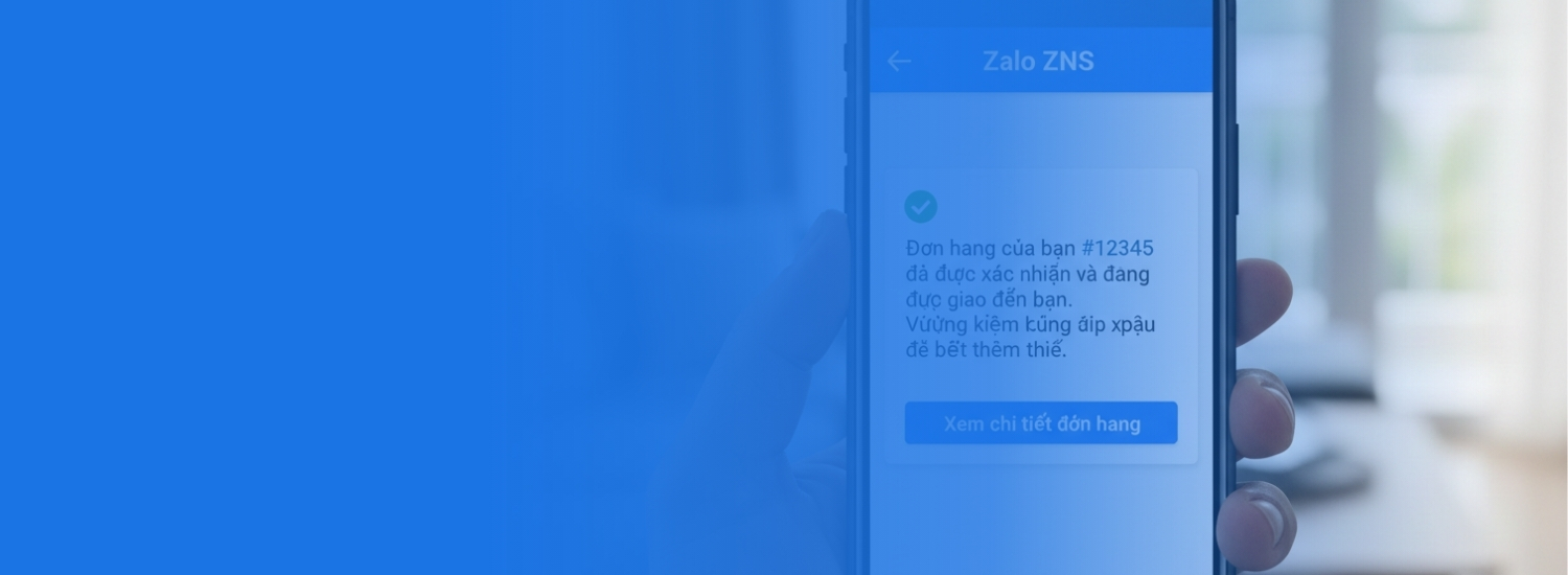 Zalo ZNS - Giải pháp nhắn tin thông báo chính thống cho doanh nghiệp trên Zalo