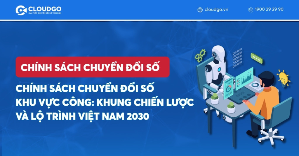 Banner bài viết Chính sách chuyển đổi số khu vực công: Khung chiến lược và lộ trình Việt Nam 2030