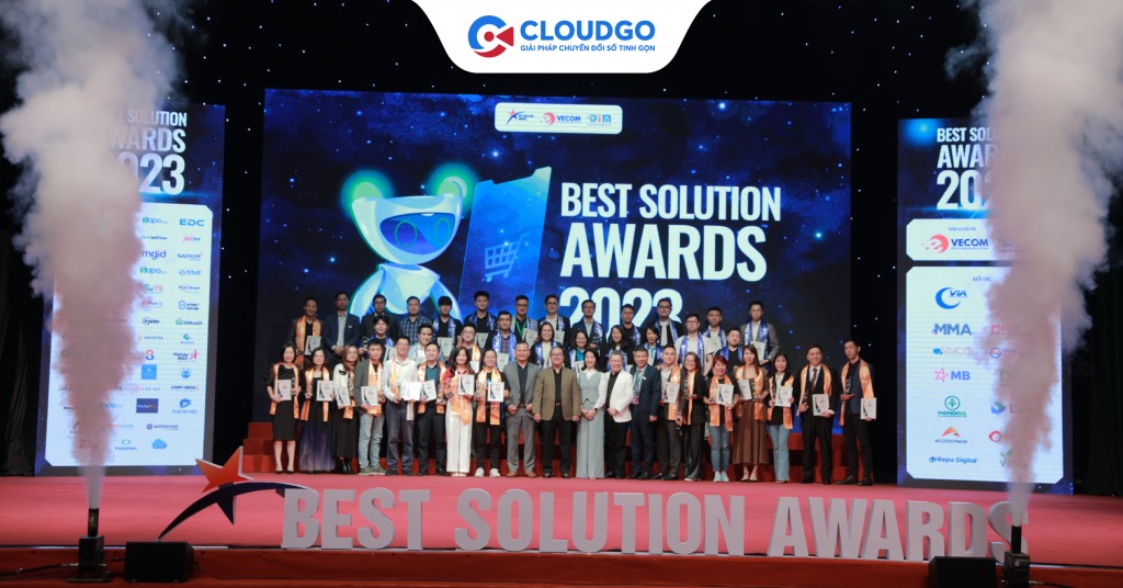 CloudGO nhận giải thưởng Best Solution B2B - Best Solution Awards năm 2023