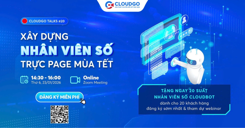 CloudGO Talk #20 - Xây dựng Nhân viên số trực page mùa Tết