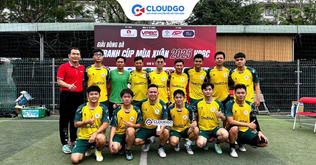 CloudGO tham gia giải bóng đá “Tranh cup mùa xuân 2025 VPBC”