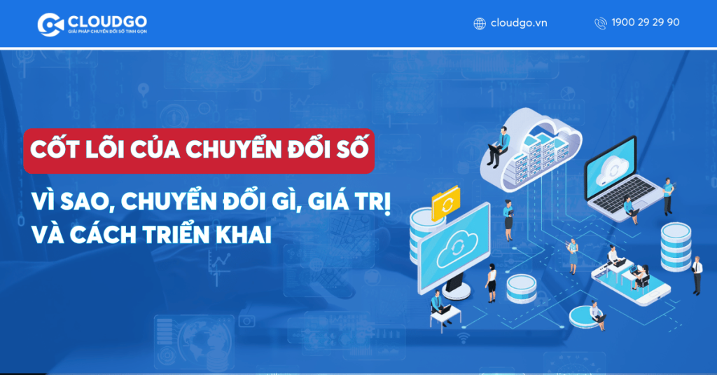 Cốt lõi của chuyển đổi số: Vì sao, chuyển đổi gì, giá trị và cách triển khai