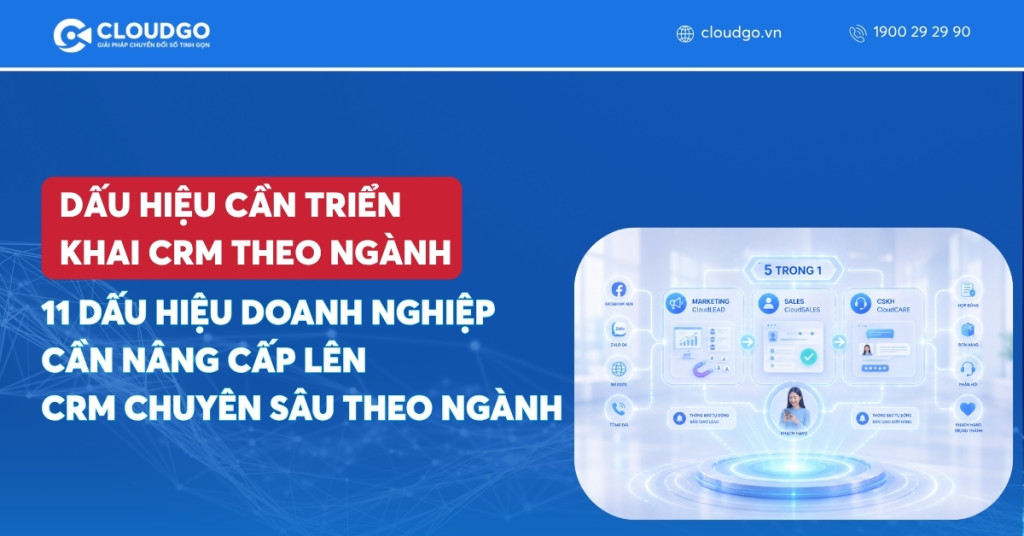 Banner bài viết 11 Dấu hiệu doanh nghiệp cần nâng cấp lên CRM chuyên sâu theo ngành