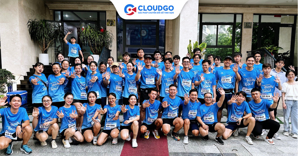 Công ty TNHH Công nghệ CloudGO tổ chức giải chạy bộ cho nhân viên