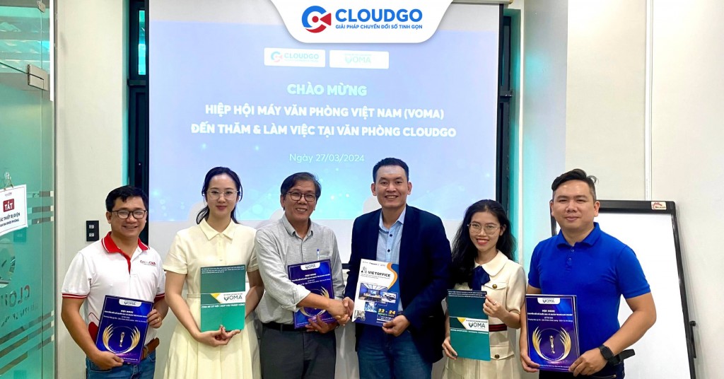 Hiệp hội Máy văn phòng Việt Nam (VOMA) ghé thăm văn phòng Công ty CloudGO