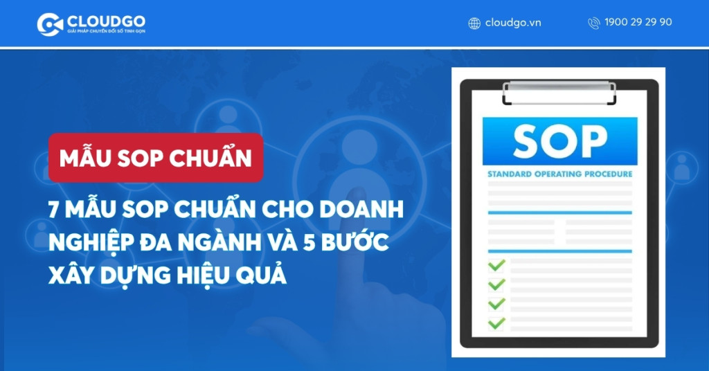 Banner bài viết 7 Mẫu SOP chuẩn cho doanh nghiệp đa ngành và 5 bước xây dựng hiệu quả