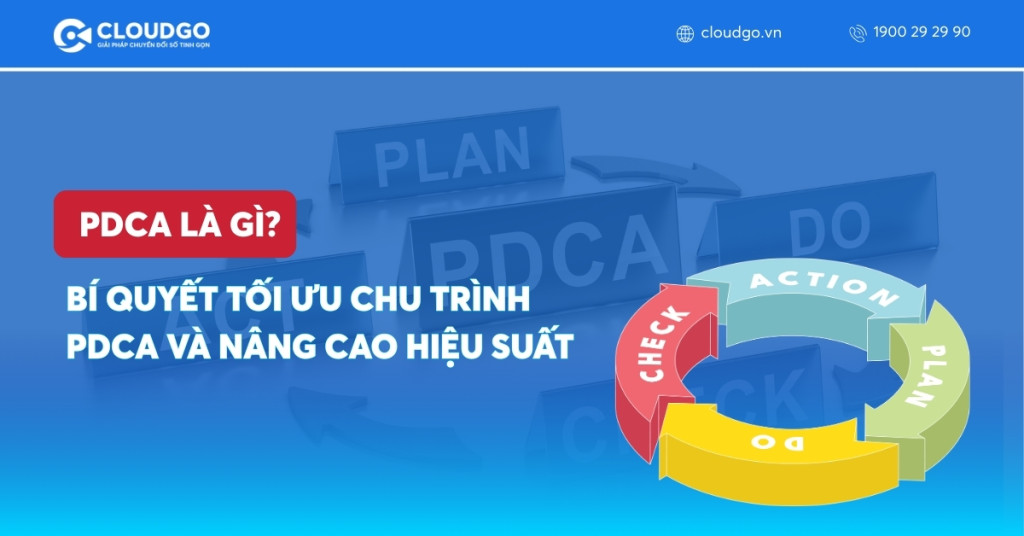 PDCA là gì? Bí quyết tối ưu hóa chu trình & nâng cao hiệu suất cho doanh nghiệp