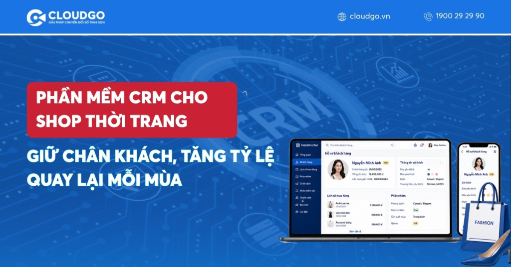 Banner bài viết Phần mềm CRM cho shop thời trang: Giữ chân khách, tăng tỷ lệ quay lại mỗi mùa