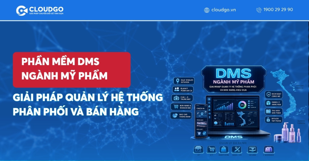 Banner bài viết Phần mềm DMS ngành mỹ phẩm: Giải pháp quản lý hệ thống phân phối và bán hàng hiệu quả