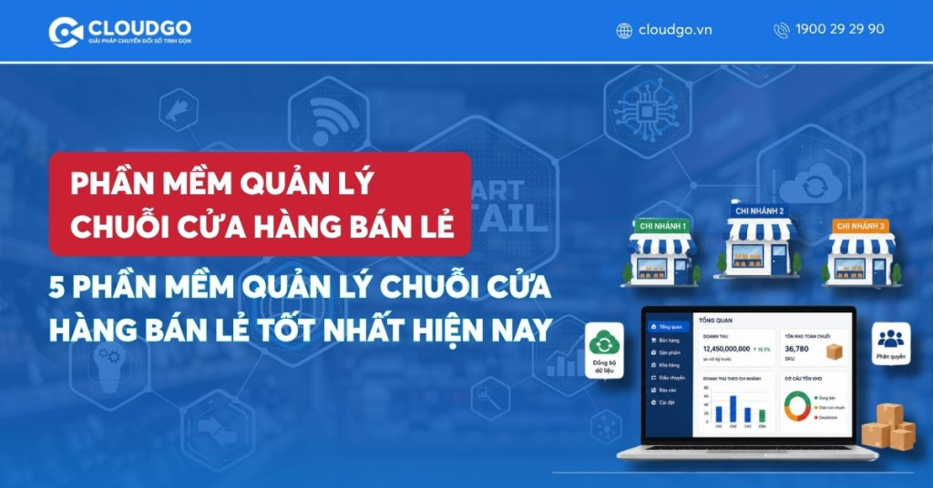 Phần mềm quản lý chuỗi bán lẻ: Lợi ích, tính năng & top phần mềm nổi bật