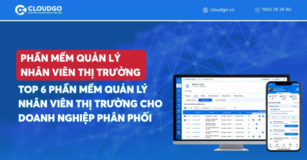 Banner bài viết Top 6 phần mềm quản lý nhân viên thị trường cho doanh nghiệp phân phối
