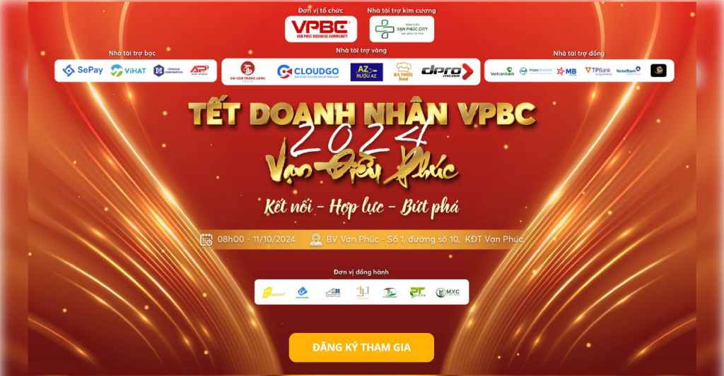 TẾT DOANH NHÂN VPBC - VẠN ĐIỀU PHÚC: NƠI GẶP GỠ, KẾT NỐI VÀ PHÁT TRIỂN