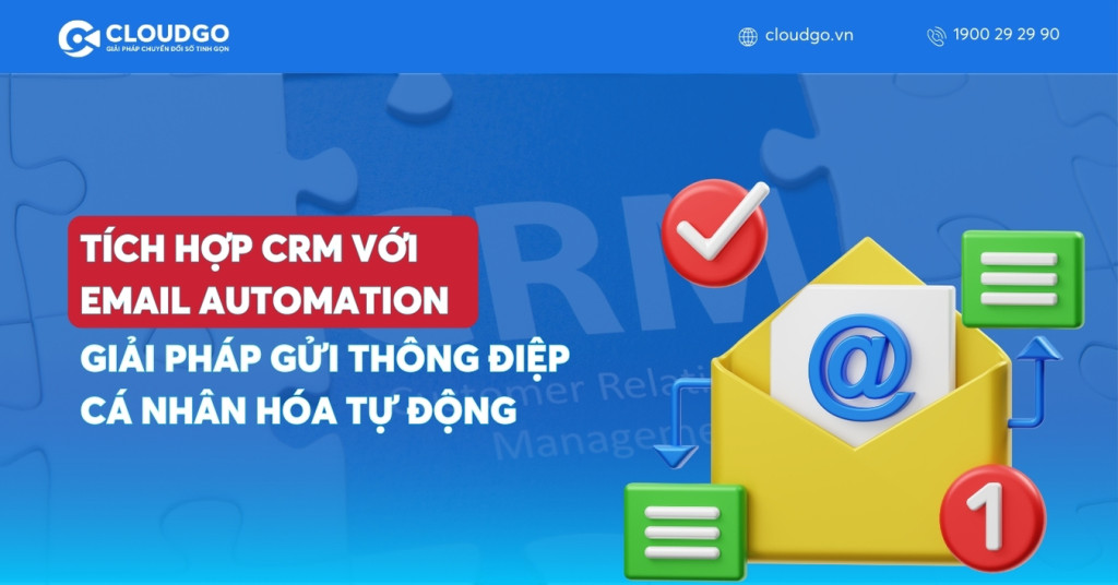 Tích hợp CRM với Email Automation: Giải pháp cá nhân hóa & tự động hóa chăm sóc khách hàng