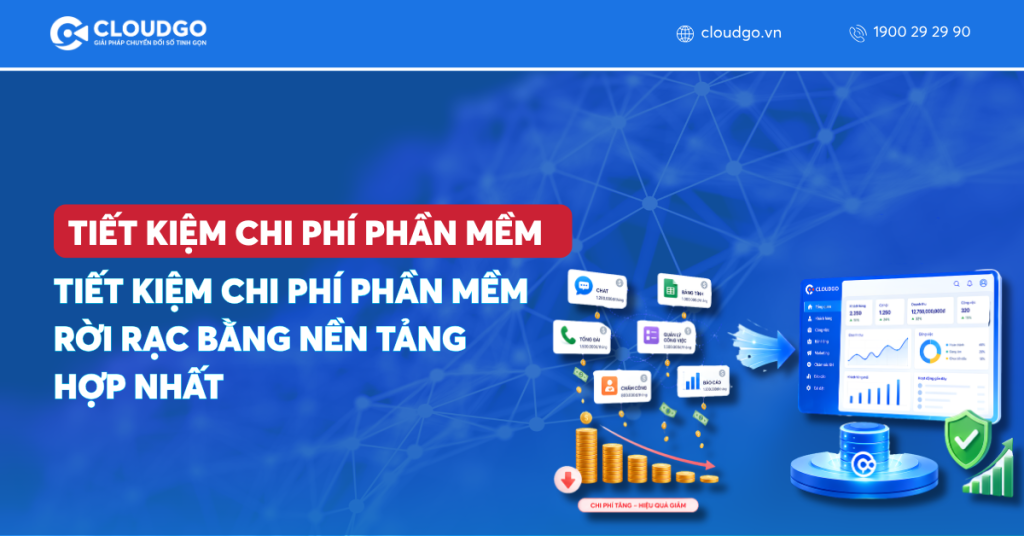 Banner bài viết Tiết kiệm chi phí phần mềm rời rạc bằng nền tảng hợp nhất