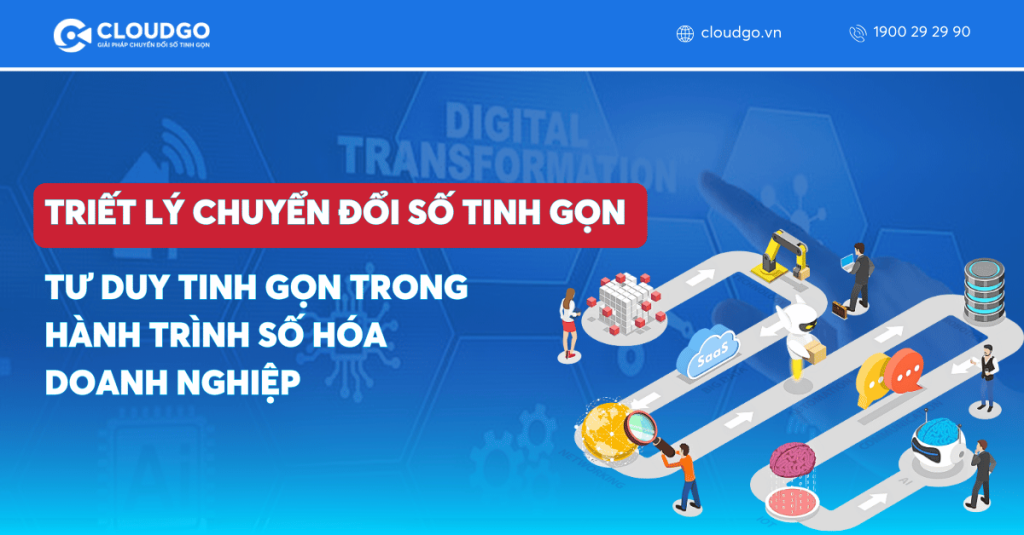 Triết lý chuyển đổi số tinh gọn – Tư duy tinh gọn trong hành trình số hóa doanh nghiệp
