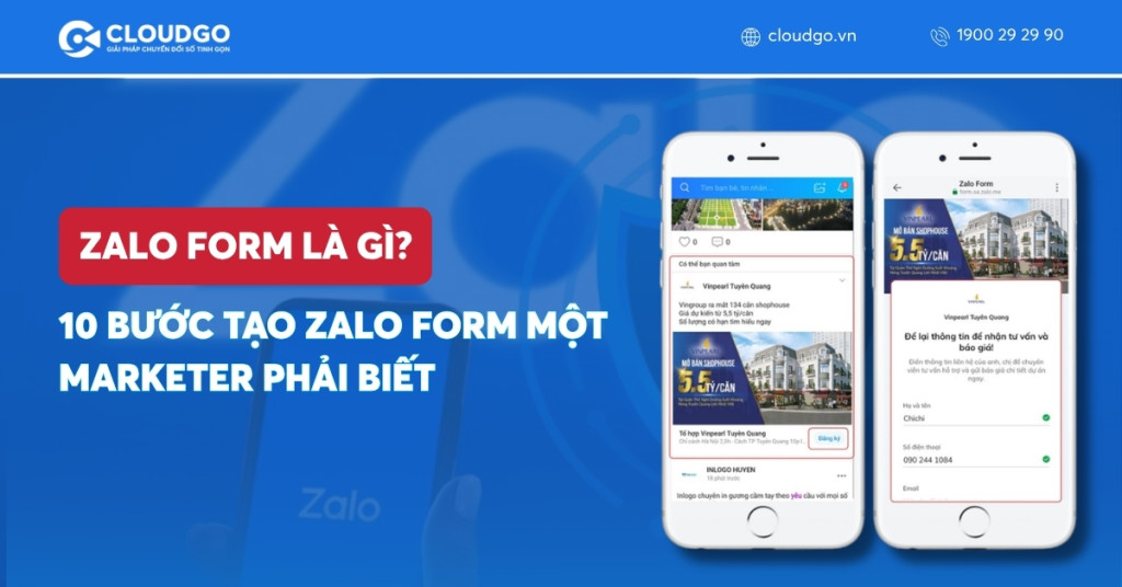 Banner bài viết Zalo Form là gì? 10 Bước tạo Zalo Form một Marketer phải biết