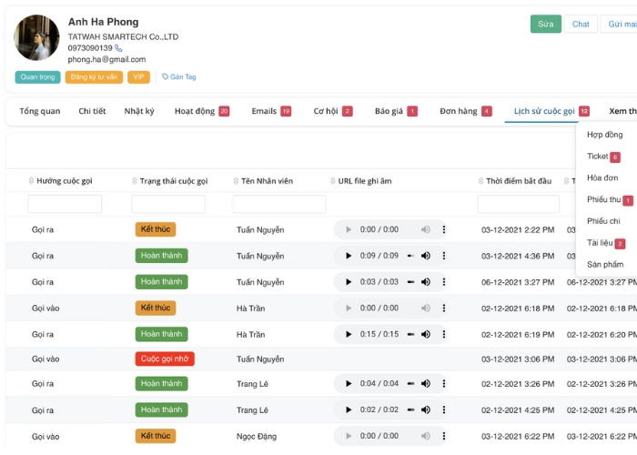 CloudCALL giúp thu thập dữ liệu đa nền tảng cung cấp hồ sơ 360 độ về khách hàng