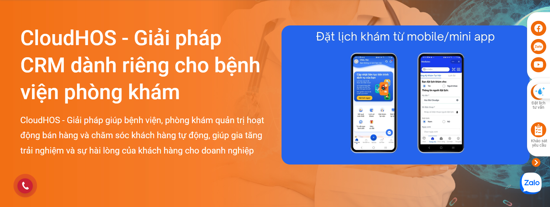 phần mềm quản lý bệnh viện CloudHOS