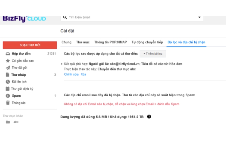 Bizfly Business Email