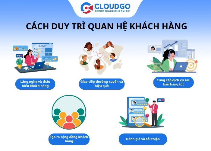 Duy trì mối quan hệ khách hàng hiệu quả