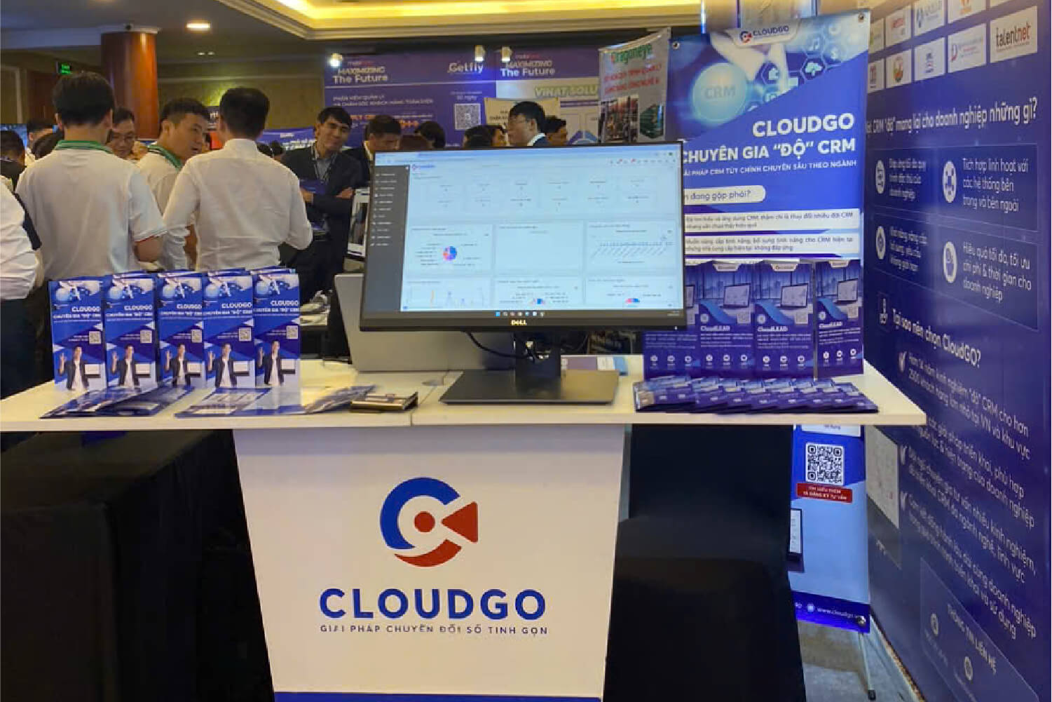 gian hàng trưng bày của CloudGO