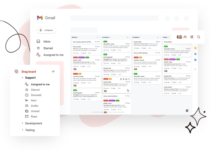 Chức năng hỗ trợ cộng tác hiệu quả ngay trên nền tảng Gmail - DragApp