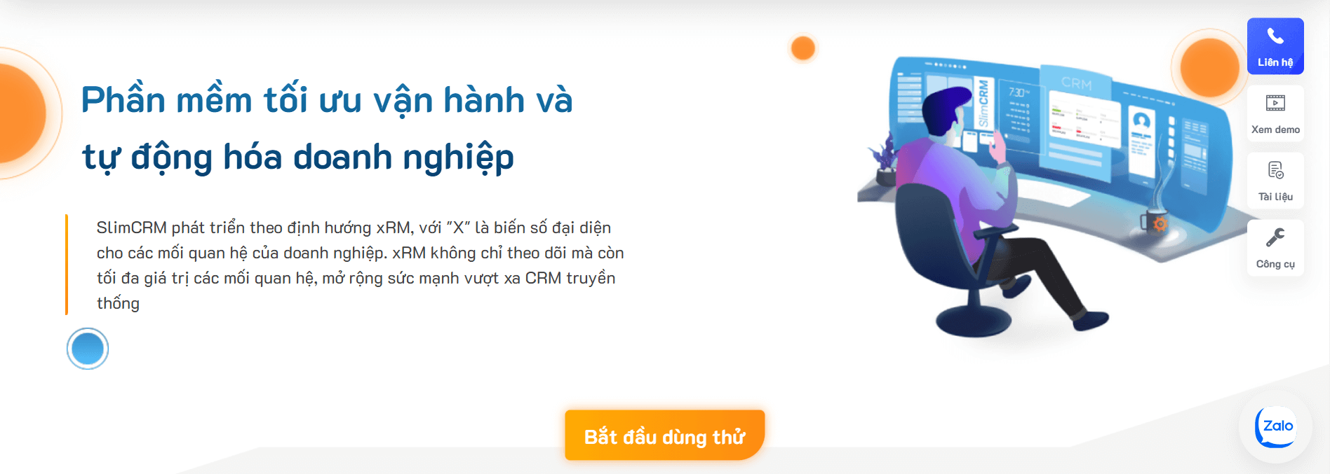 giải pháp CRM cho doanh nghiệp nhỏ - SlimCRM