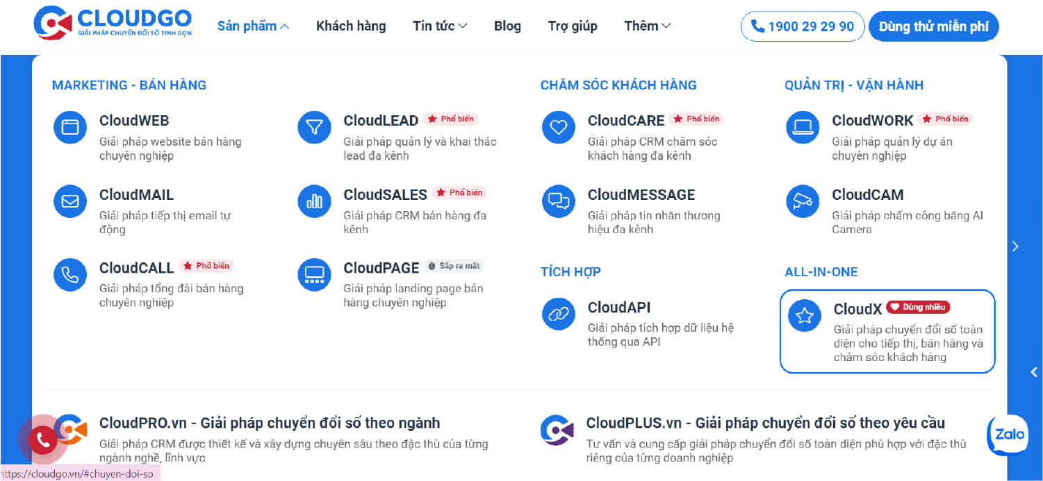 giải pháp CloudGO