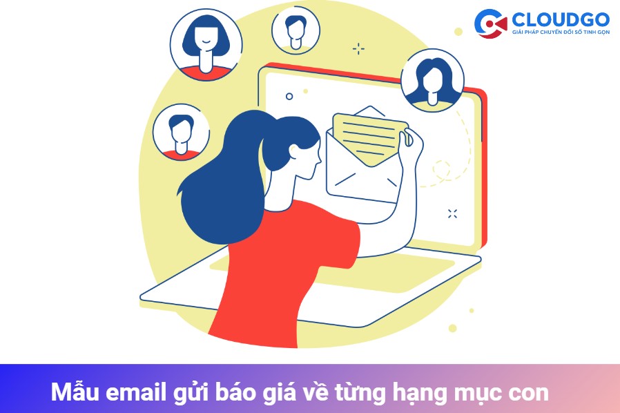 Mẫu email gửi báo giá khách hàng về từng hạng mục