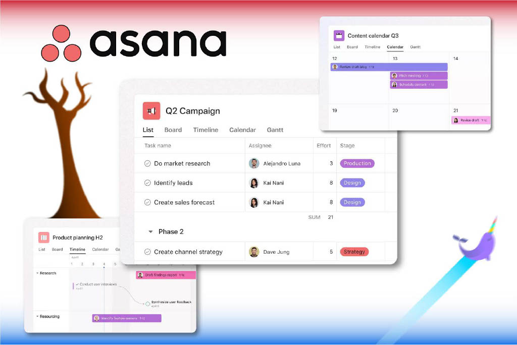 Asana - Nền tảng quản lý công việc tinh giản