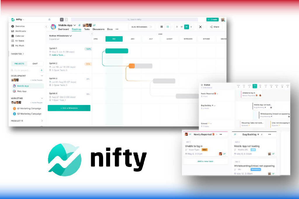 Ứng dụng quản lý dự án Nifty