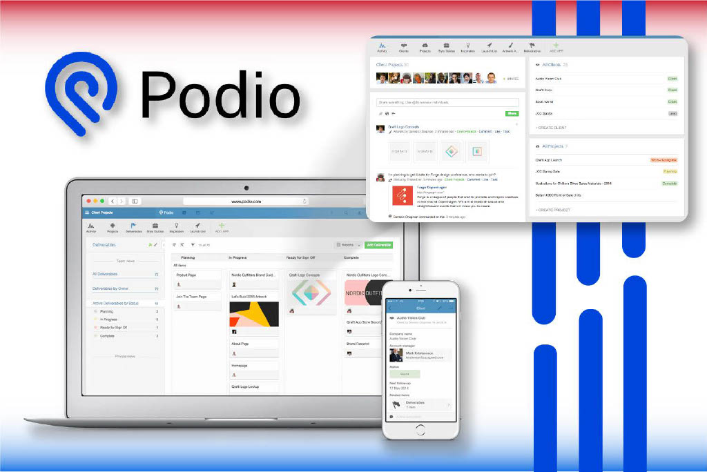 Phần mềm điều hành dự án Podio