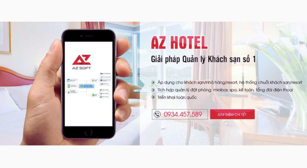 giải pháp quản lý khách sạn AZ Hotel