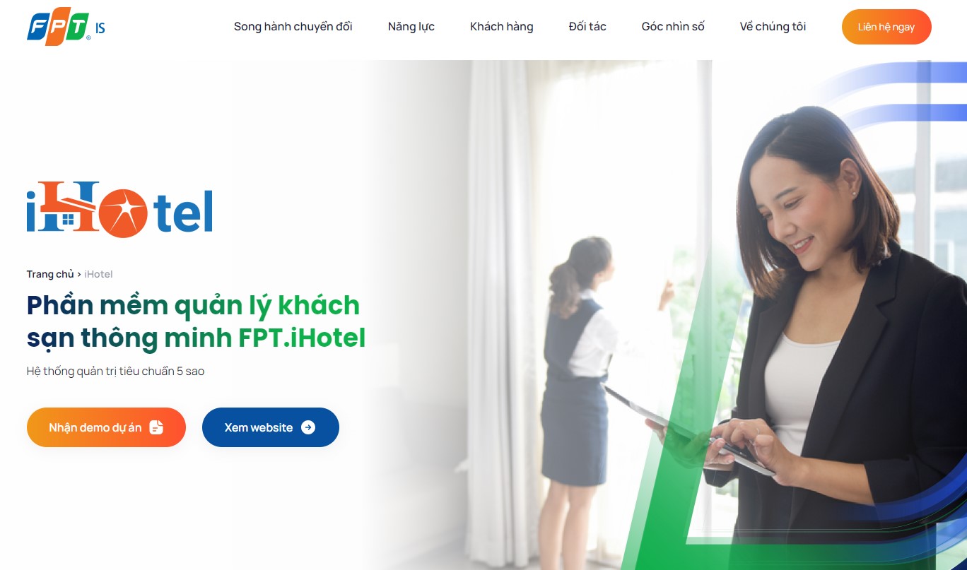 giải pháp quản lý khách sạn iHotel - FPT IS