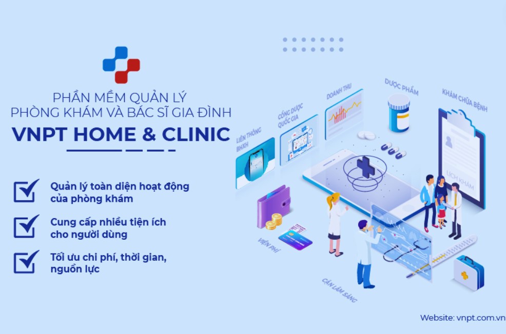 phần mềm quản lý phòng khám VNPT Home & Clinic