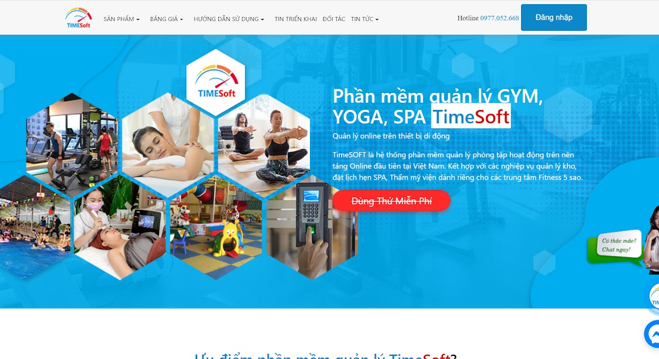 phần mềm quản lý spa Timesoft