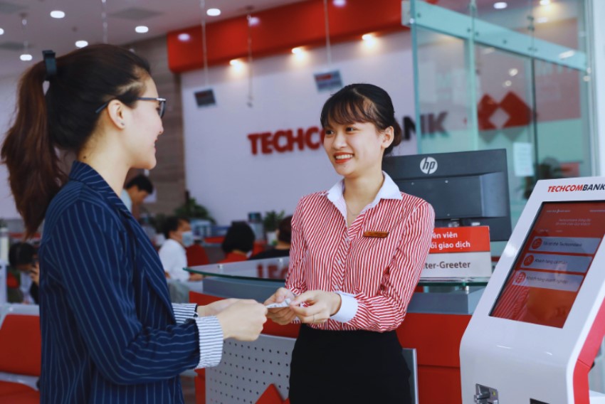 quy trình chăm sóc khách hàng của Techcombank