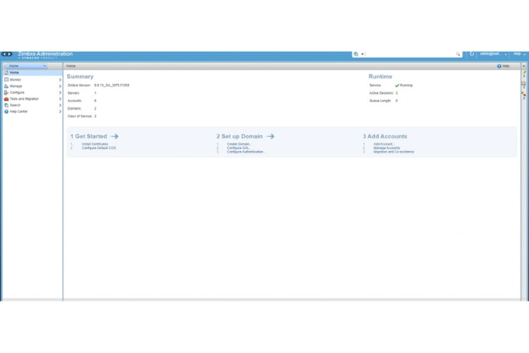 Server Mail từ Zimbra