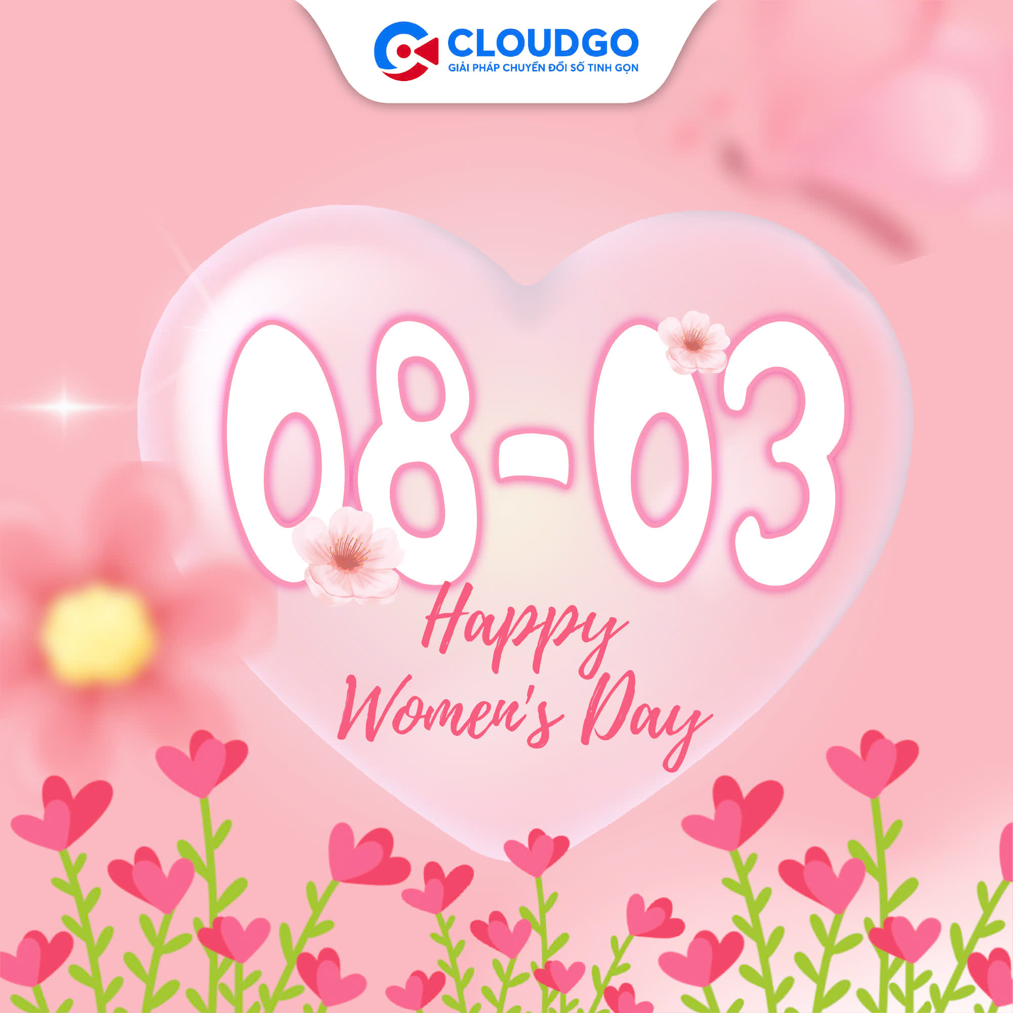 CloudGO chúc mừng ngày 08/3
