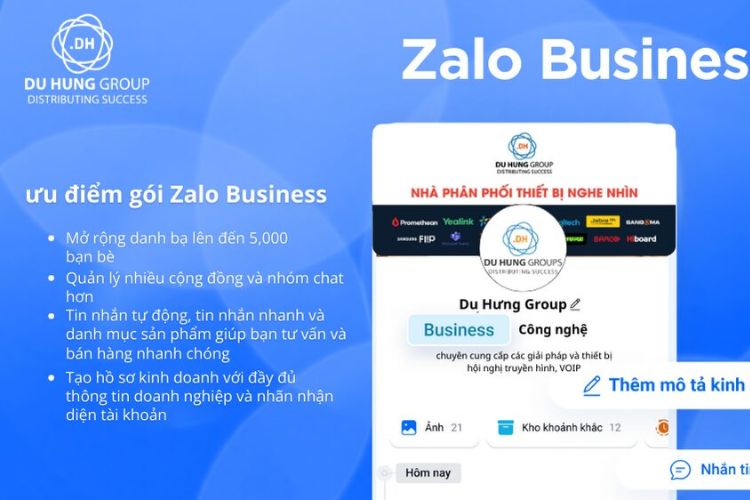 zalo business
